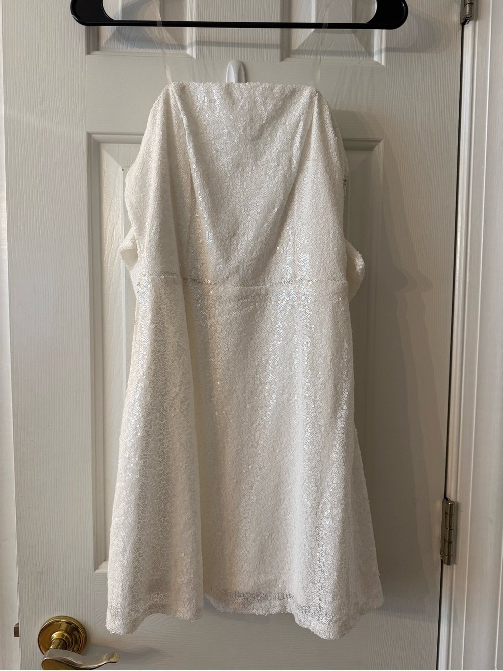 Altar'd State White Sequin Mini Dress